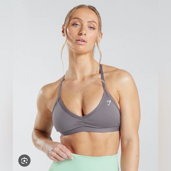 Gymshark Minimal Sports Bra, Green, Small, New - Picture 5 of 5